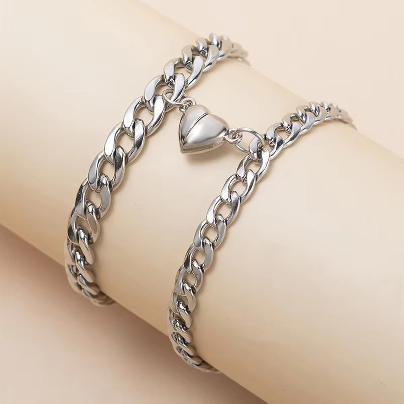 Pulseras de corazón imantadas